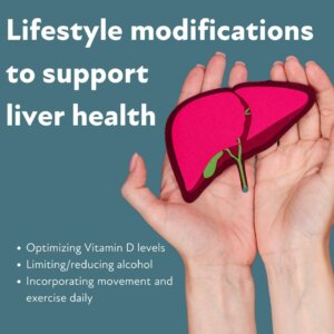 Lifestyle modifications to support liver health