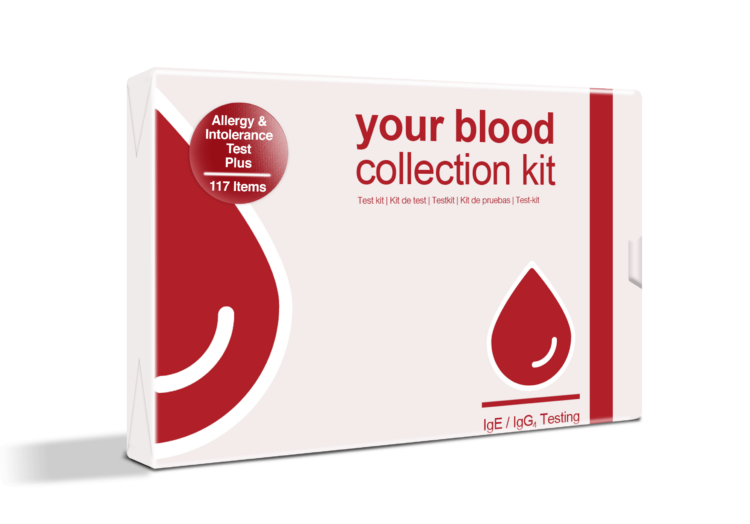 Amazon Blood Allergy & Intolerance Plus Test kit