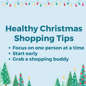 Healthy Christmas Shopping Tips